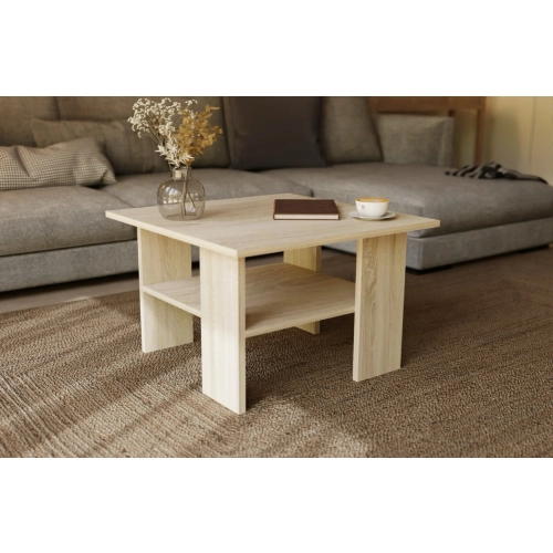 Stolik kawowy kwadratowy ST1 dąb sonoma 60x60 cm